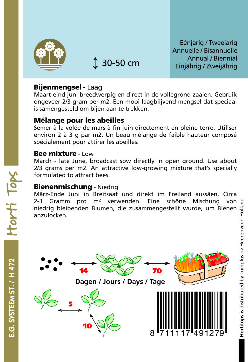 Hortitops Bijen mengsel - Bloemzaden