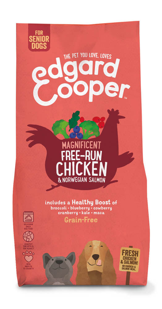 Edgard & Cooper Senior- Hondenvoer - 12 Kilogram - kip, zalm Edgard & Cooper Senior- Hondenvoer - 12 Kilogram - kip, zalm