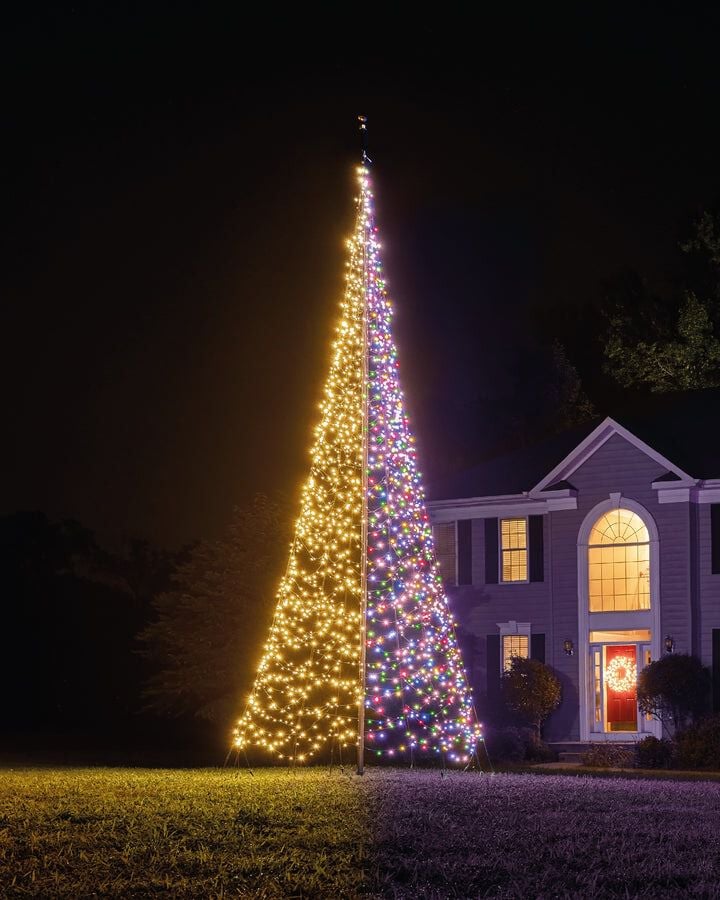 Fairybell Luminous Switch - Vlaggenmast kerstboom - 2000 - Multicolor - 600 cm Fairybell Luminous Switch - Vlaggenmast kerstboom - 2000 - Multicolor - 600 cm