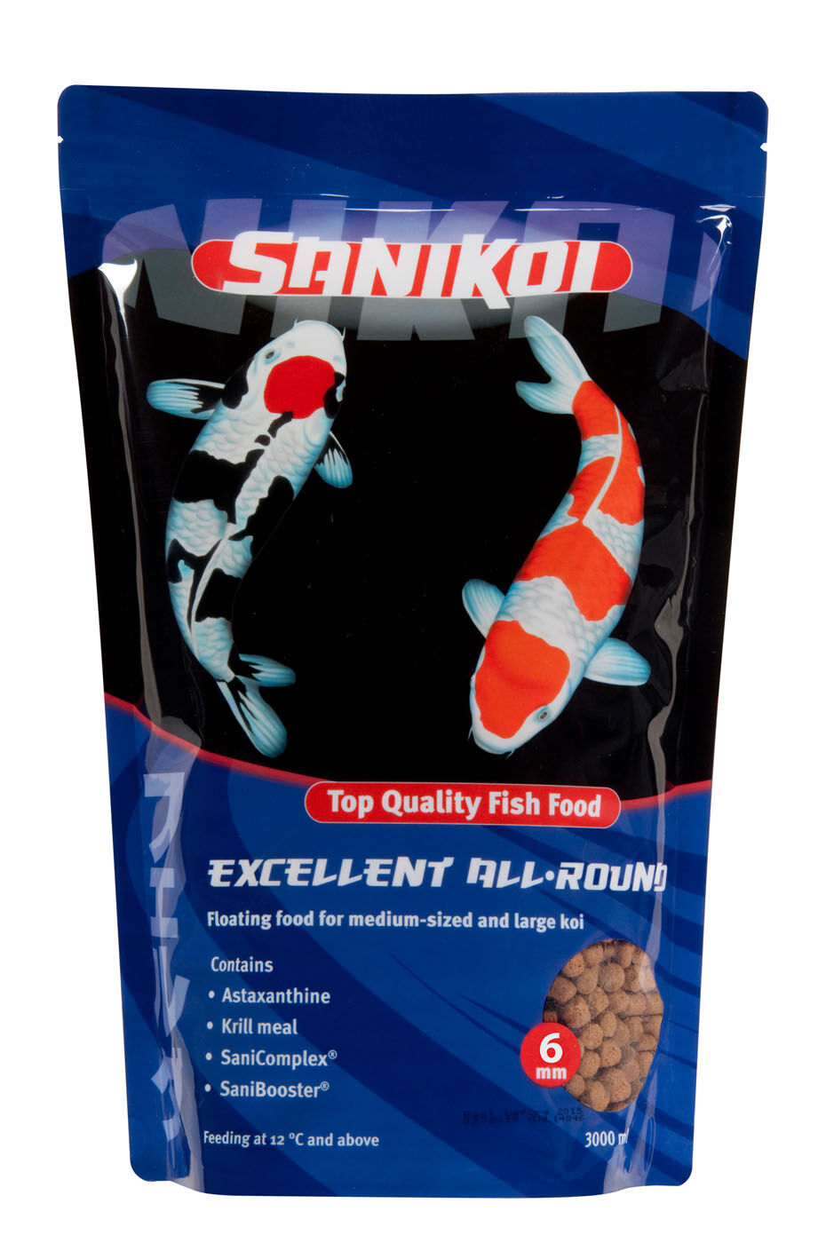 SaniKoi Excellent All-Round 6mm - Vijvervissenvoer - 3 Liter