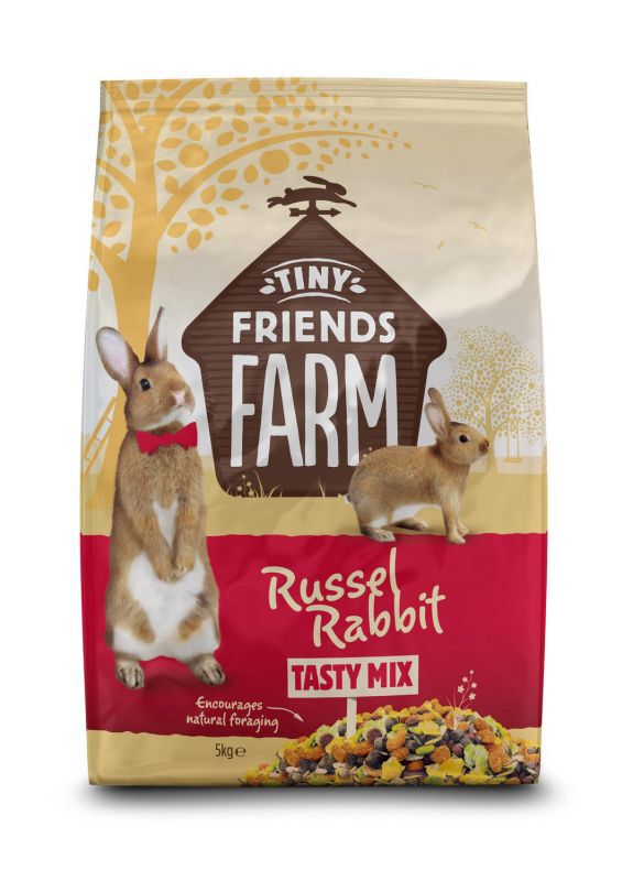Tiny Friends Farm Russel Rabbit - Konijnenvoer - 5 Kilogram Tiny Friends Farm Russel Rabbit - Konijnenvoer - 5 Kilogram