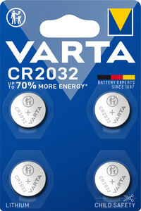 VARTA CR2032 Lithium - Knoopcelbatterij - 4 Stuks