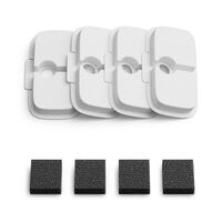 PETLIBRO Dockstream 8 stuks - Vervangingsfilters waterfontein - Wit - 2x6x6 cm
