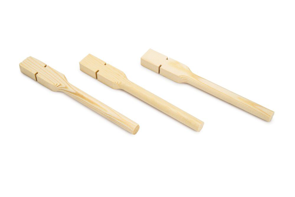 Beeztees Zitstok hout 17cm 3 stuks - vogel verzorgen - Bruin - 1.5x8x25 cm