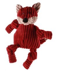 HuggleHound Vos Knuffel - Hondenknuffel - Bruin - 38x13x23 cm