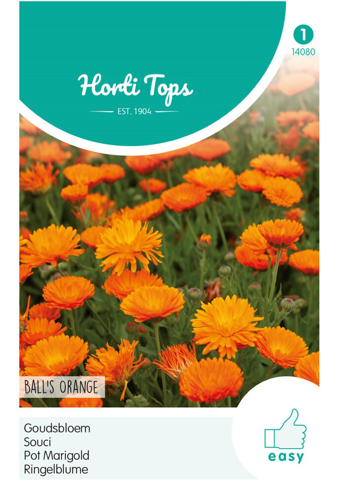Hortitops Goudsbloem Balls Orange - Bloemzaden