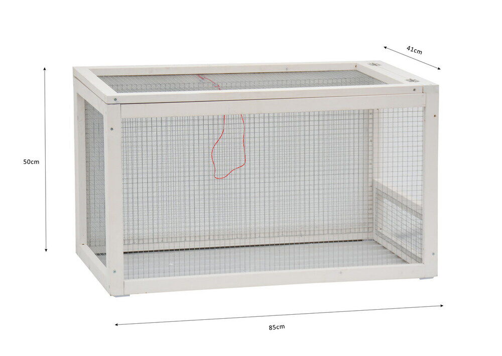 Konijnenren Univers - Wit - 87x85x8 cm