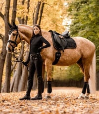Waldhausen Modern Rose - Zadeldek - Zwart