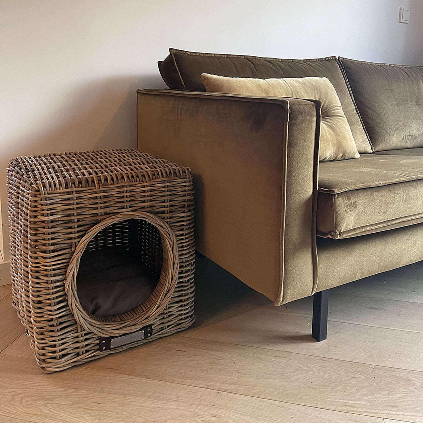 Happy-House Hocker - Kattenmand - Beige/Bruin