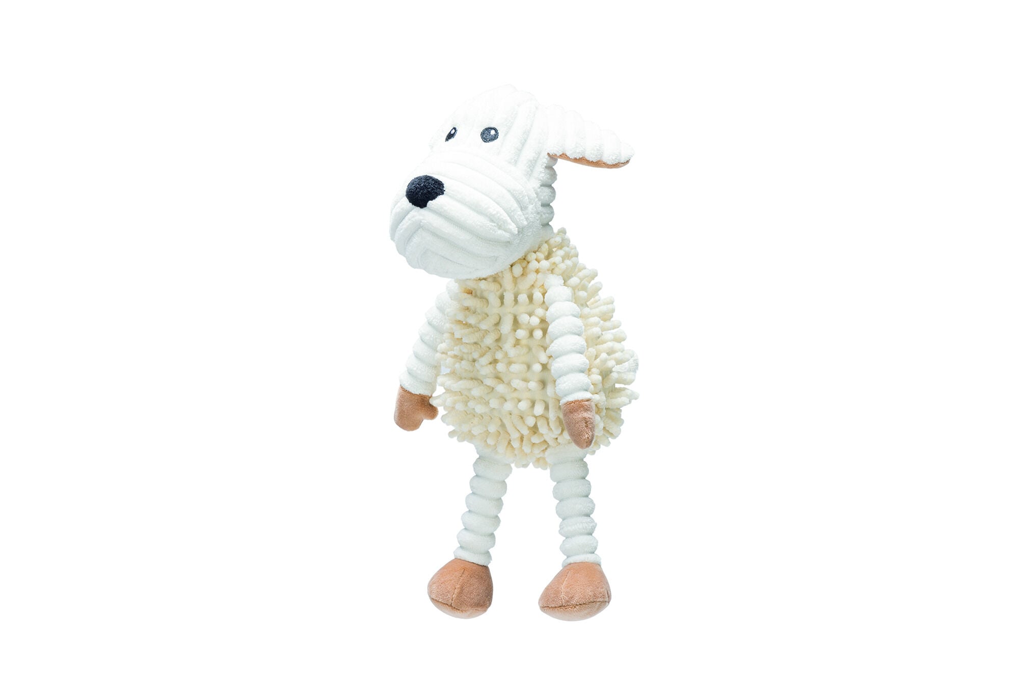 Beeztees Eco Muis Onne - Knuffel - Hondenspeelgoed - beige