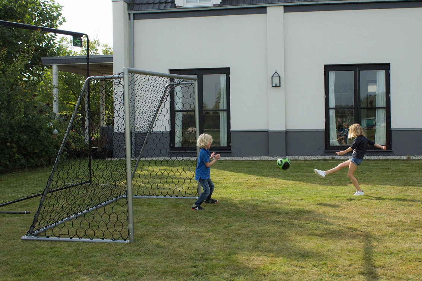 EXIT Scala - Goal - Grijs - 200x500x200 cm
