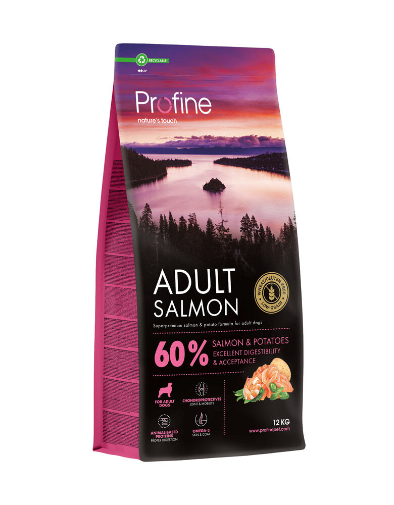 Profine Adult Salmon & Potatoes - Hondenvoer - 12 Kilogram - zalm Profine Adult Salmon & Potatoes - Hondenvoer - 12 Kilogram - zalm