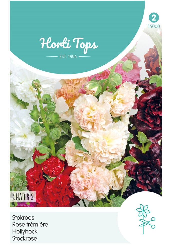 Hortitops Stokroos Dubbelbloemig - Bloemzaden Hortitops Stokroos Dubbelbloemig - Bloemzaden