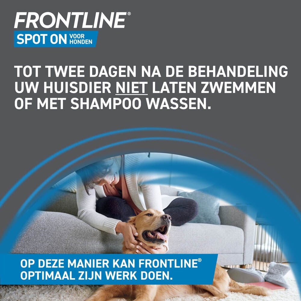 Frontline Spot On M - Teken en vlooienpipet - 3 pipetten - 3 Stuks - M