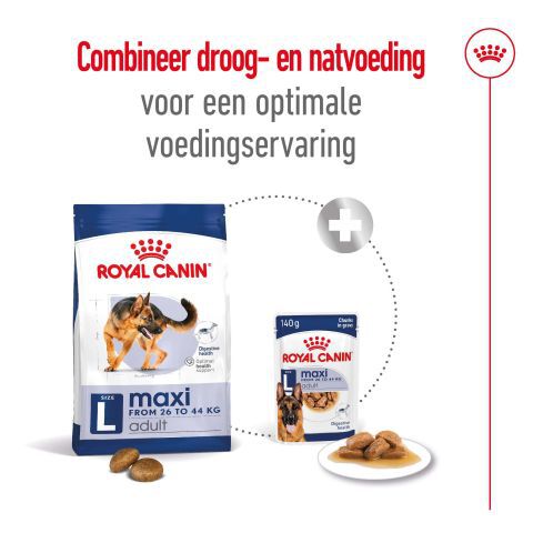 Royal Canin Maxi Adult - Hondenvoer - 12 Kilogram - gevogelte