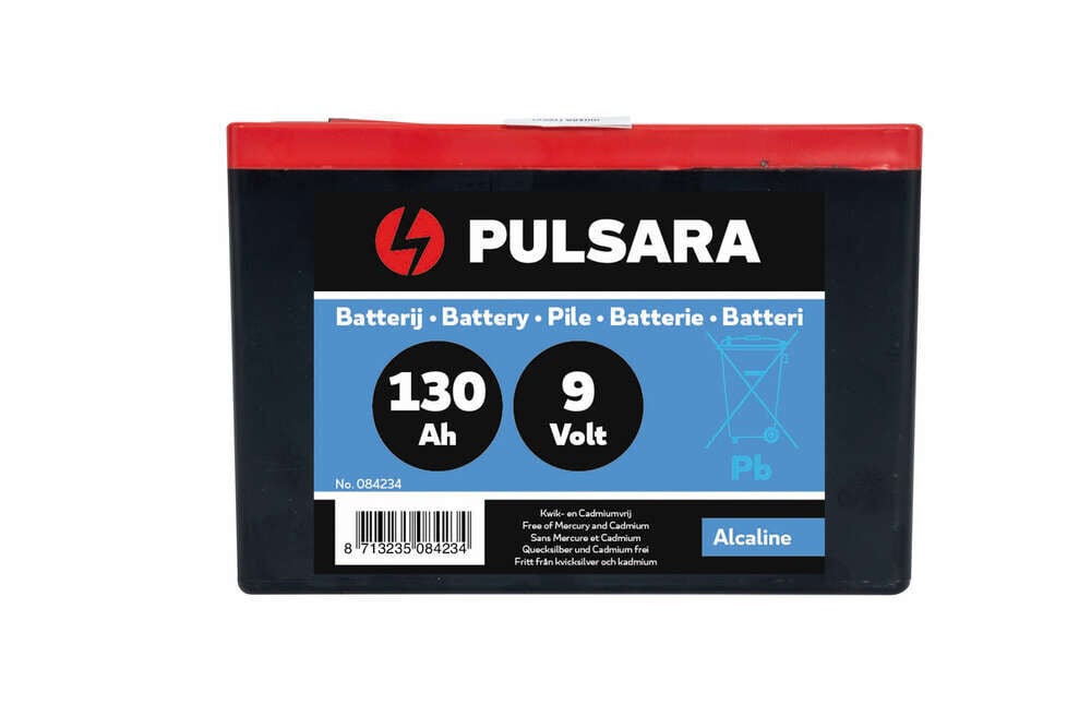 Pulsara 9V- Hybride Alkaline batterij