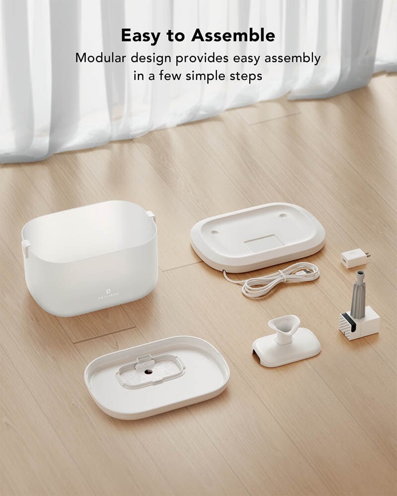 Petlibro - Automatische Drinkfontein Kat - 2.5 l - Wit - 1x23.3x1 cm