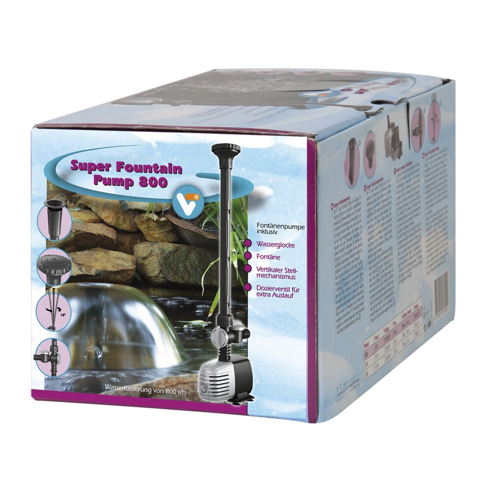 VT Superfountain pomp 800 - Fonteinpomp