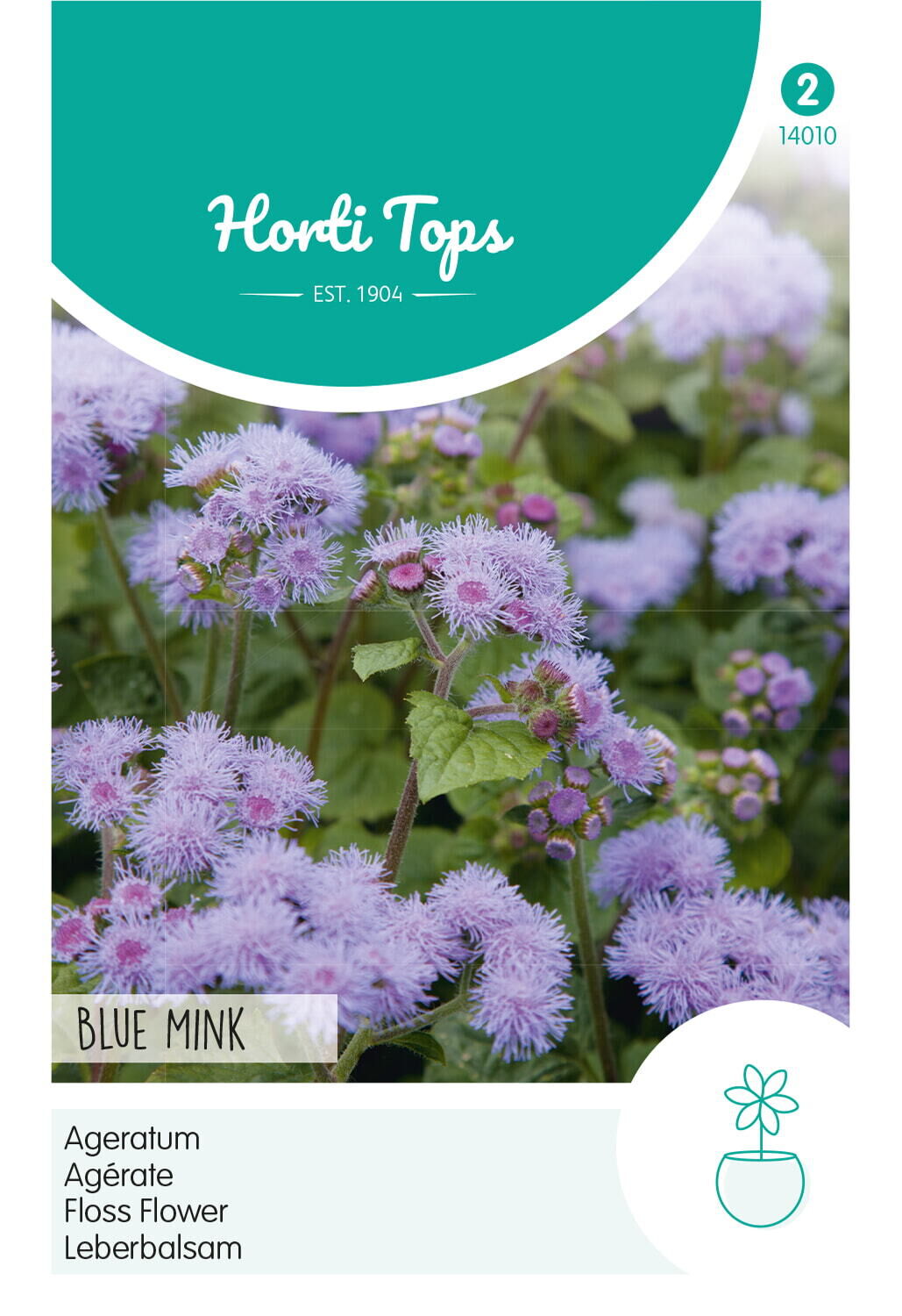 Hortitops Ageratum Blue Mink - Bloemzaden