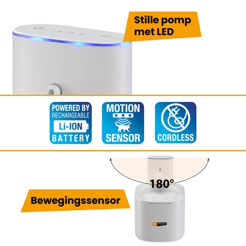 Ferplast Astra - Drinkfonteint kat - Wit - xx cm