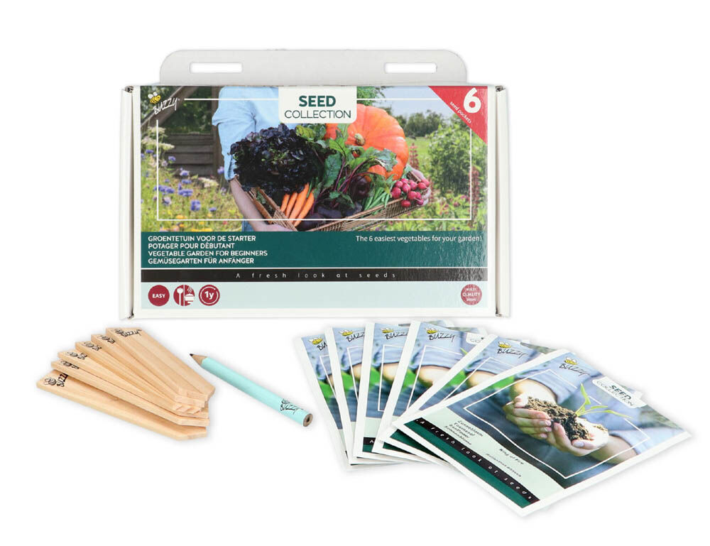 Buzzy Collection 6 Groentetuin Voor de starter - Groentezaden