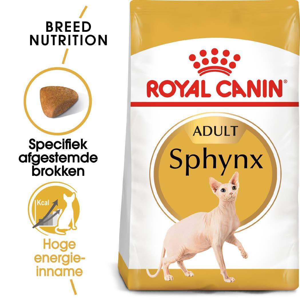 Royal Canin Sphynx Adult  - Kattenvoer - 10 Kilogram - Gevogelte