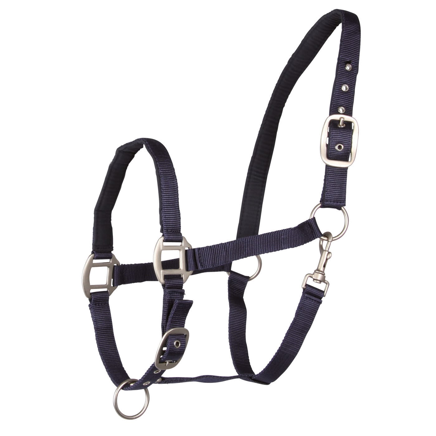 Waldhausen Halster Luxe - Paard halsters - Donkerblauw - Shetlander Waldhausen Halster Luxe - Paard halsters - Donkerblauw - Shetlander