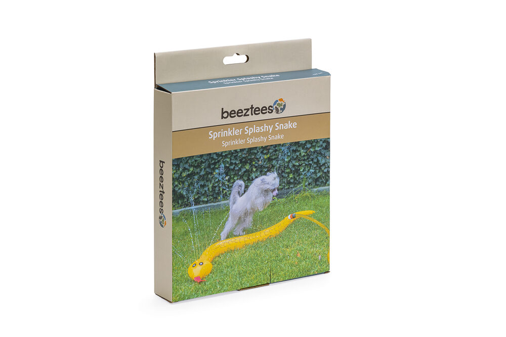 Beeztees Spashy Snake - Waterspeelgoed hond - Geel