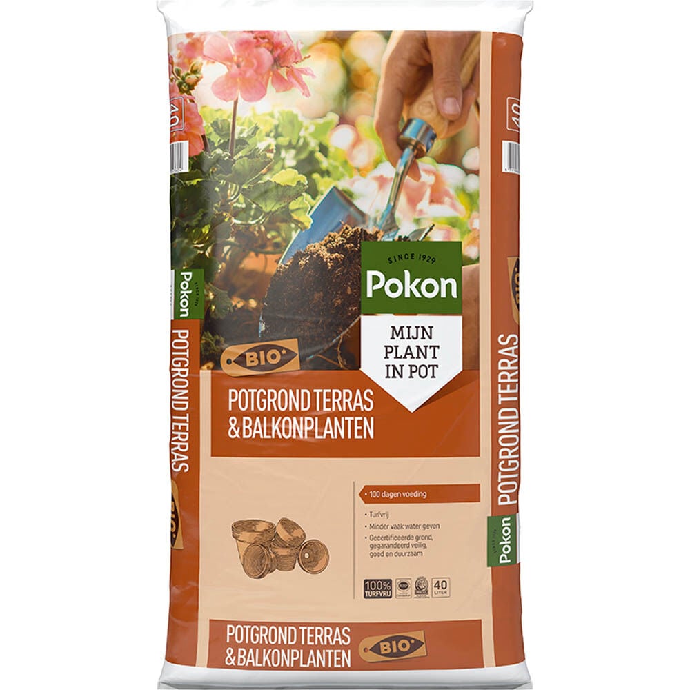 Pokon Bio Terras & balkon potgrond - Potgrond - 40 Liter