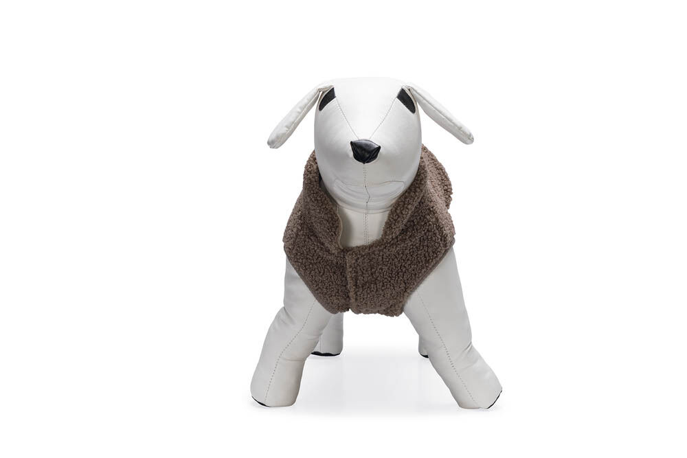 Designed by Lotte Madeleine - Hondenjas - taupe - S