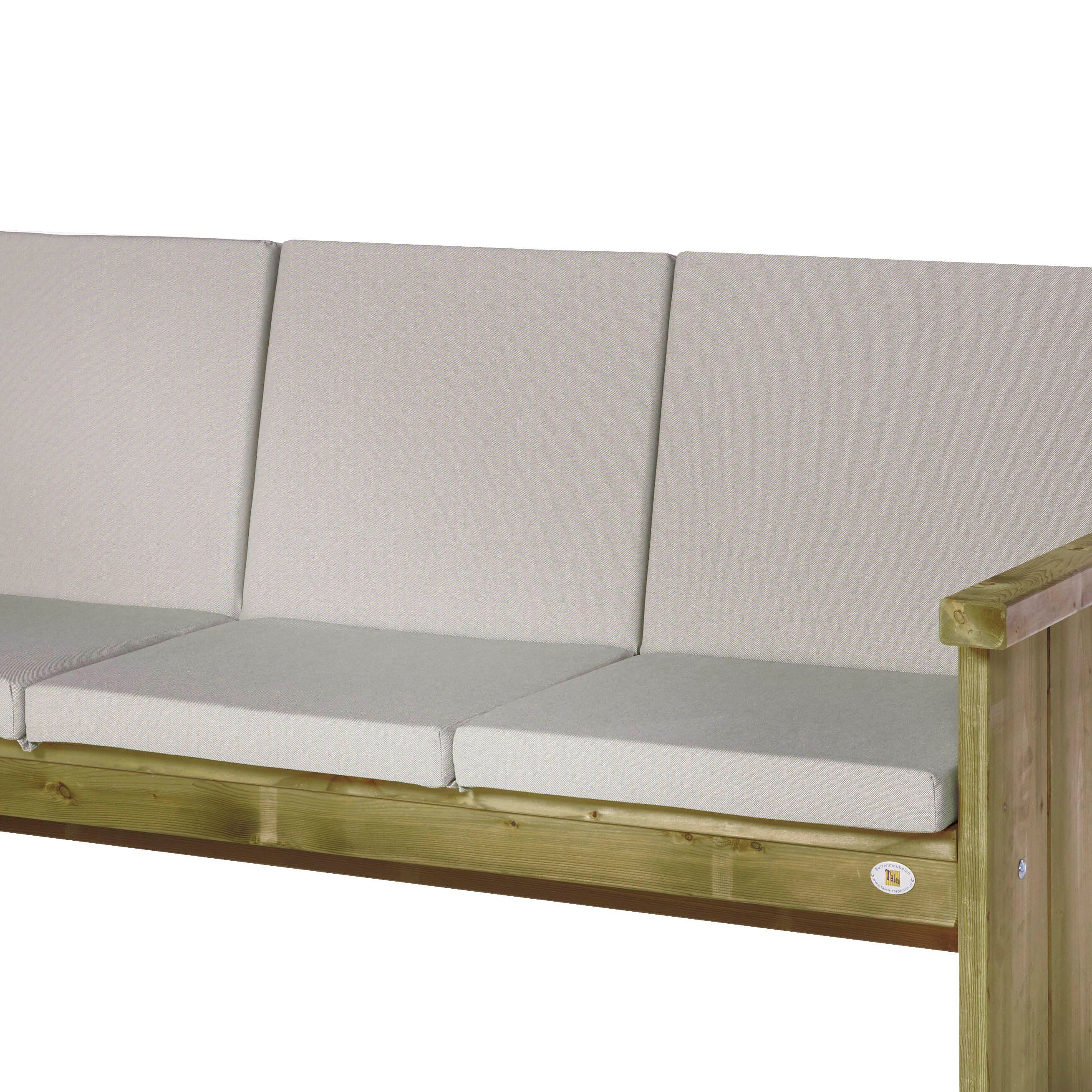 Talen Buitenmeubelen voor 4-zitsbank Zeist en 4-zitsbank Lisse - Bankkussen - Taupe - 220x96x6cm - Taupe