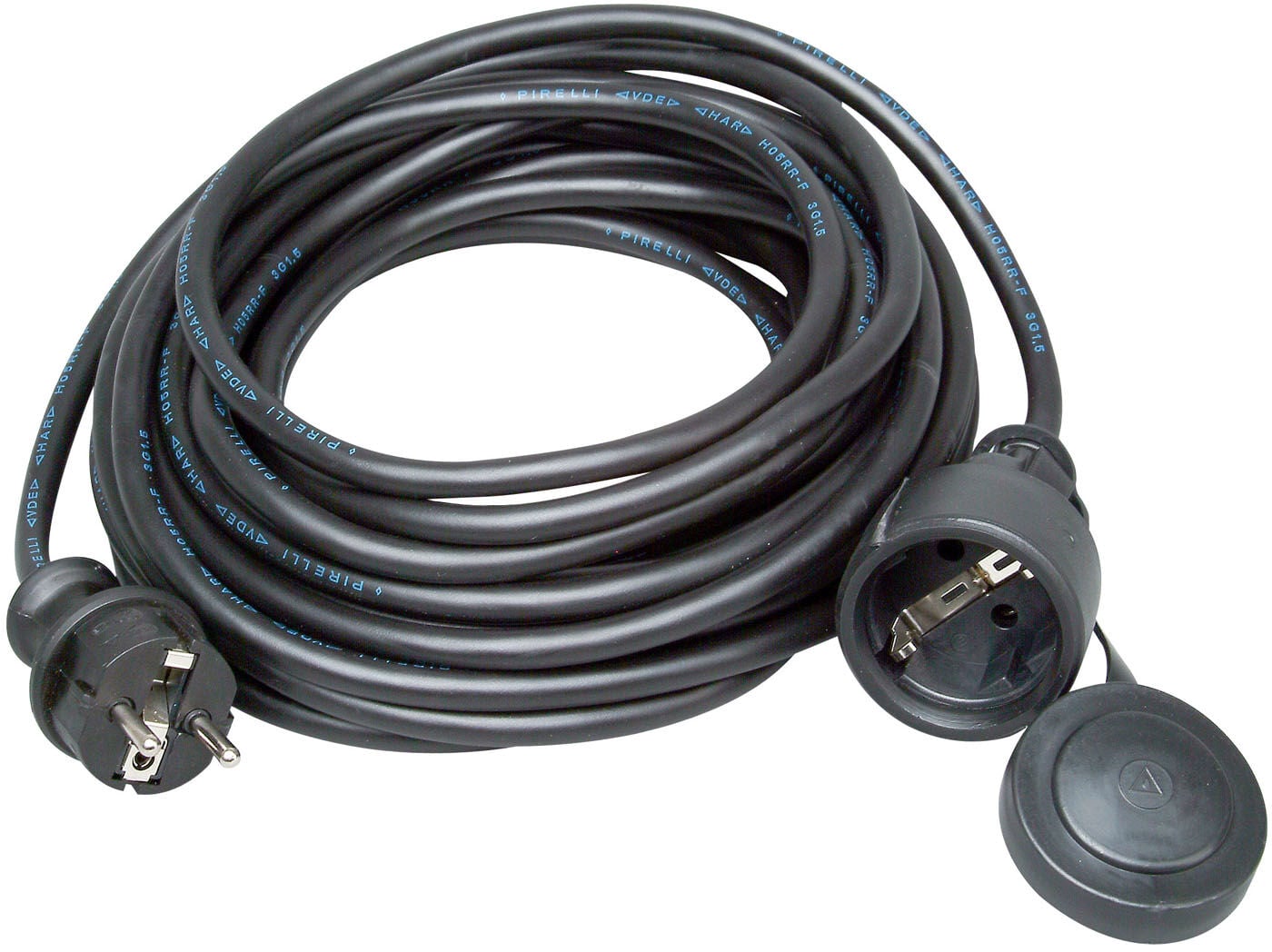 Kopp geaard 10 meter 3x1.5mm2 - Verlengsnoer