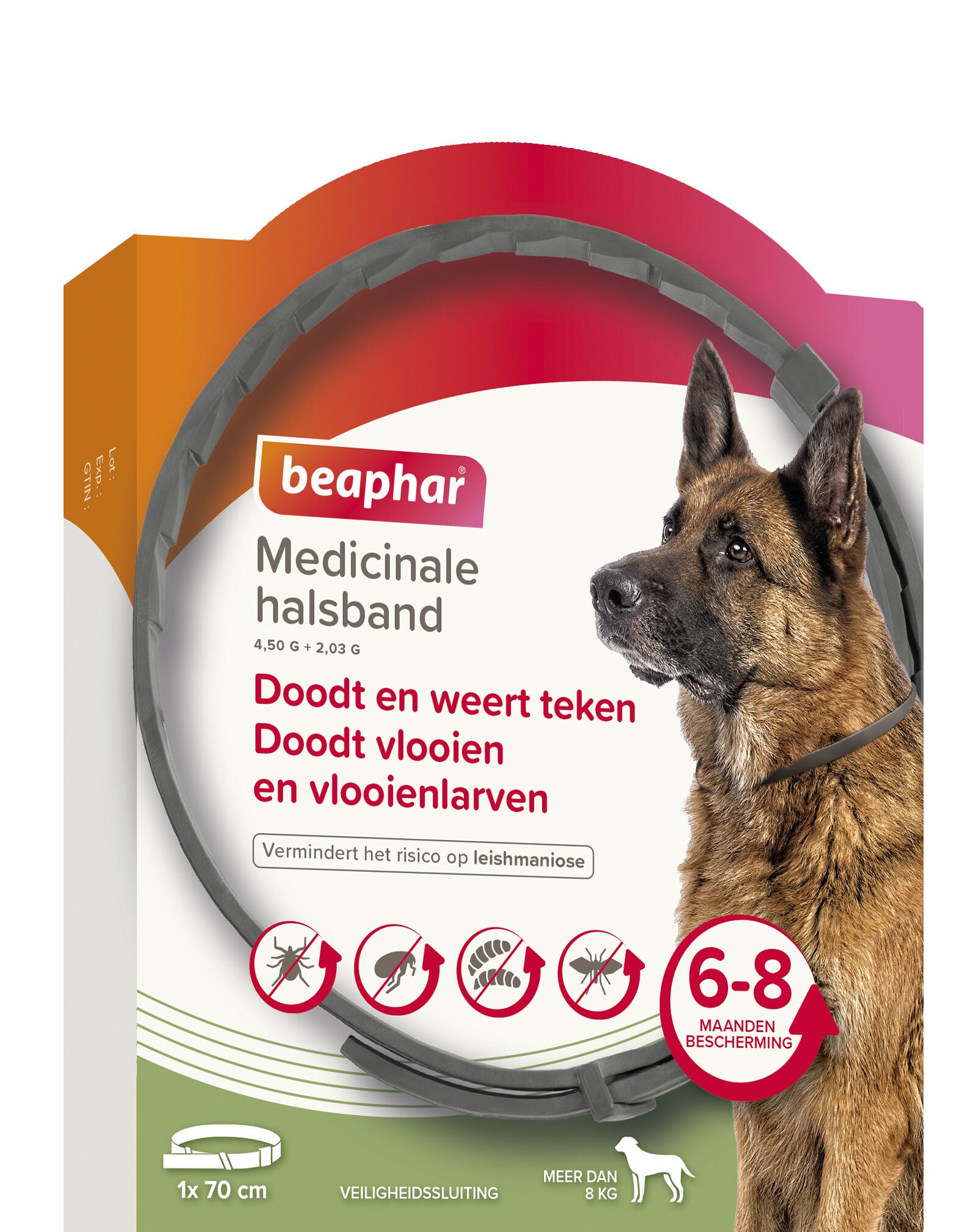Beaphar Medicinale Halsband - Teken en vlooienband Beaphar Medicinale Halsband - Teken en vlooienband