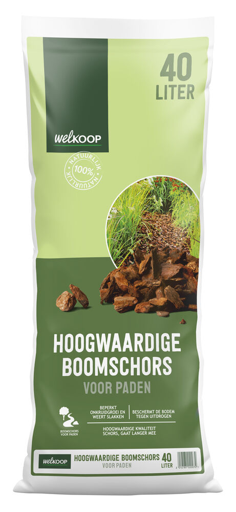 Welkoop - Hoogwaardige Boomschors 40L Pallet - 51 Stuks