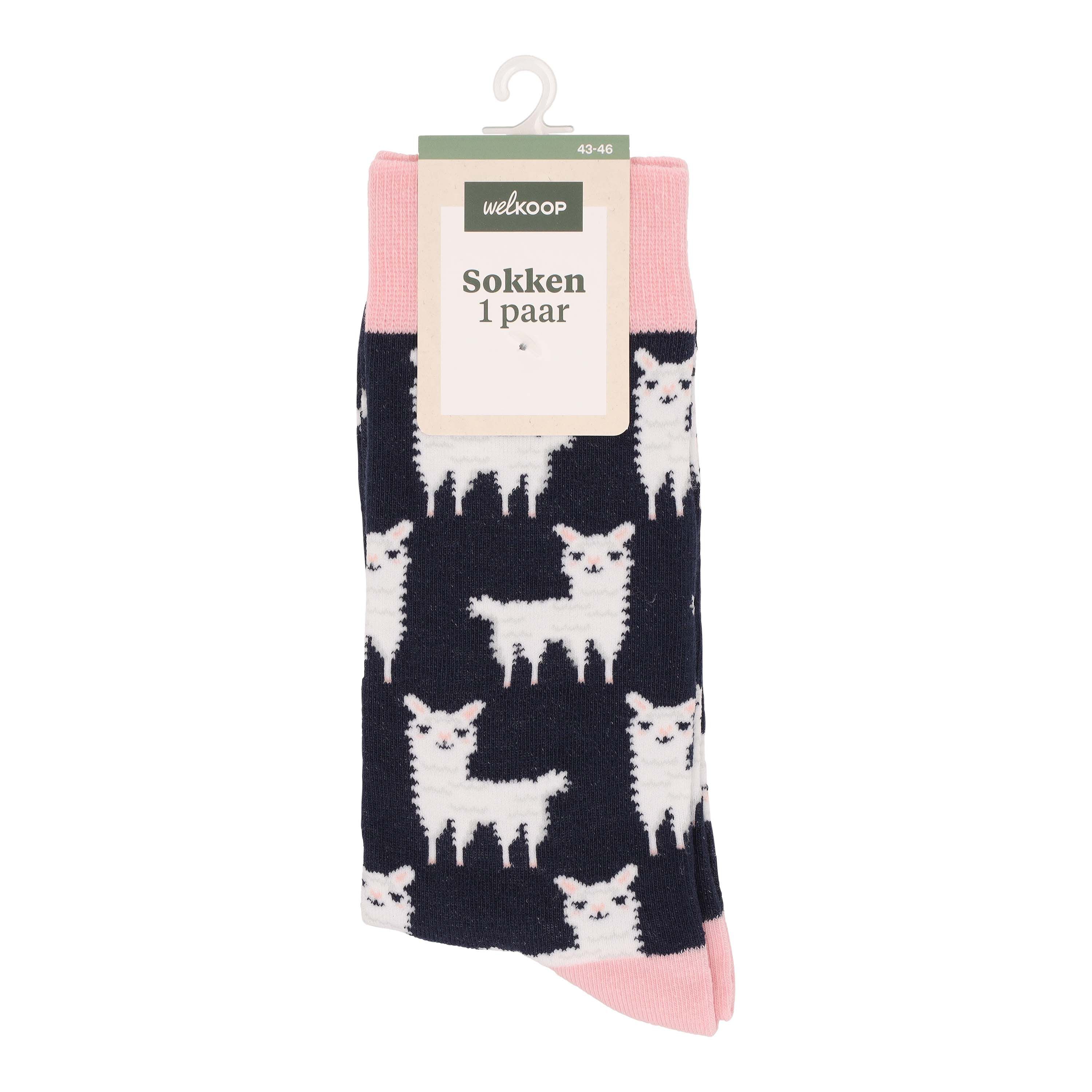 Welkoop Fun Alpaca - Sokken - Roze - 39-42 Welkoop Fun Alpaca - Sokken - Roze - 39-42