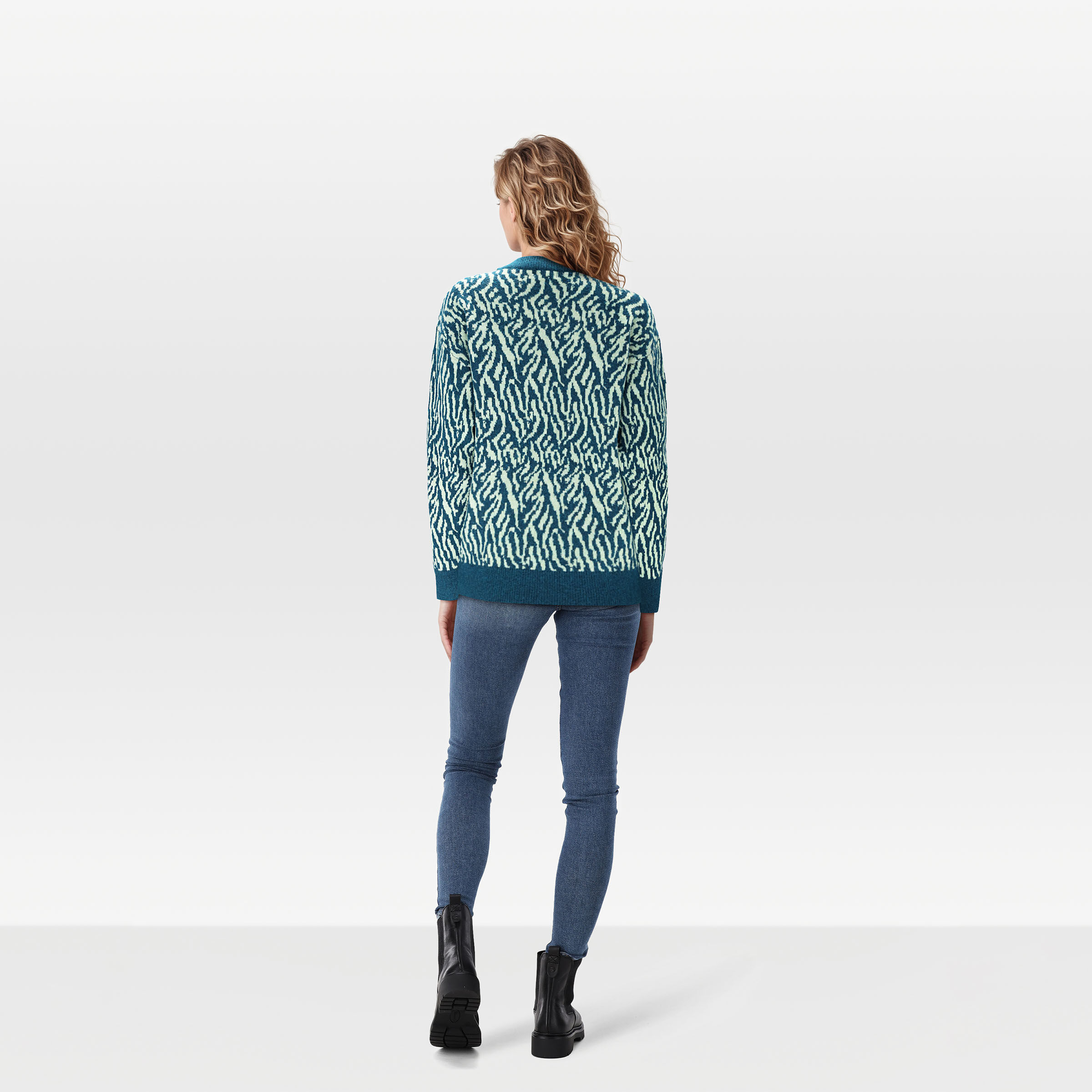 Veleste Mila - Trui - Blauw - 36
