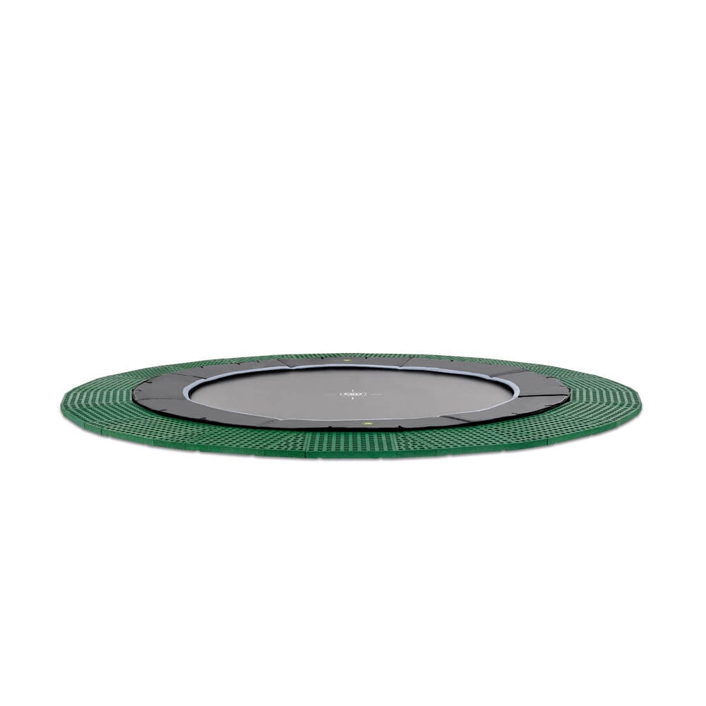 Exit Dynamic - Groundlevel trampoline - Zwart - 366 cm