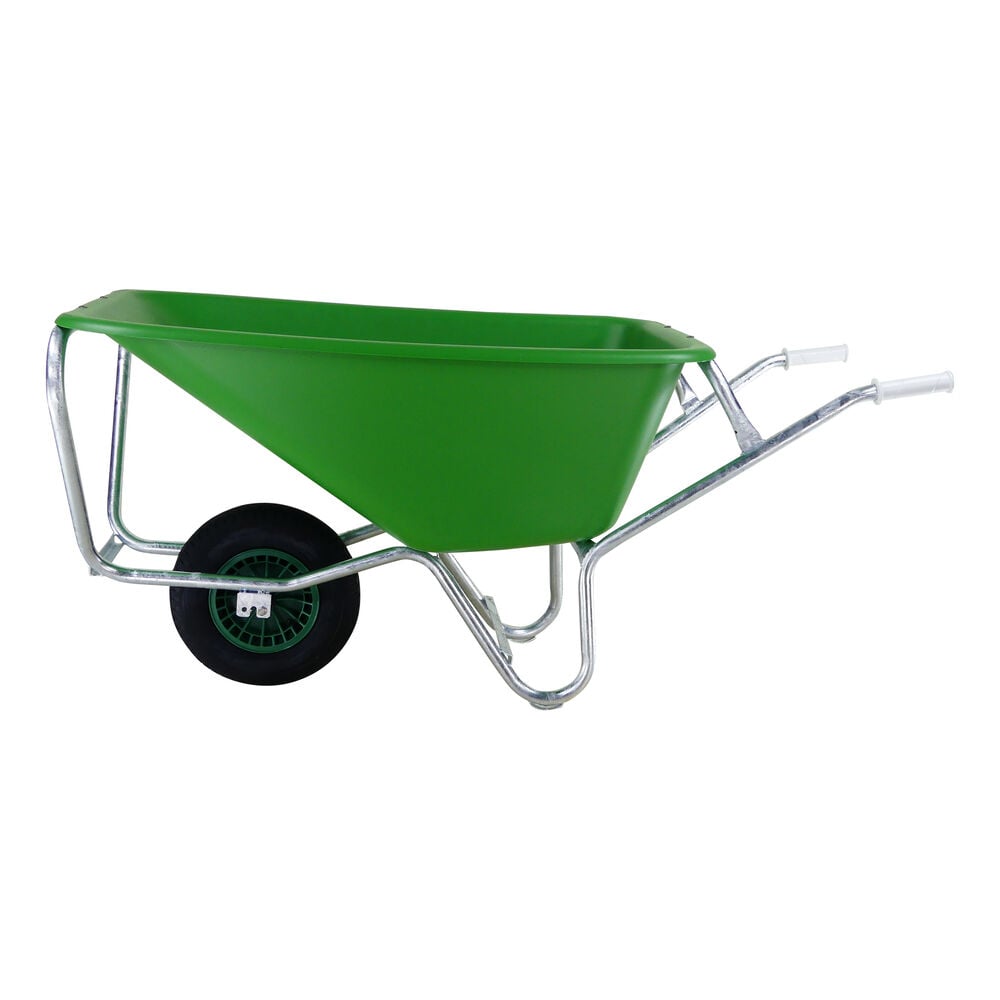 Altrad Fort F&S 165 Farm & Stable - Kruiwagen - Groen - 165 liter - 20 cm