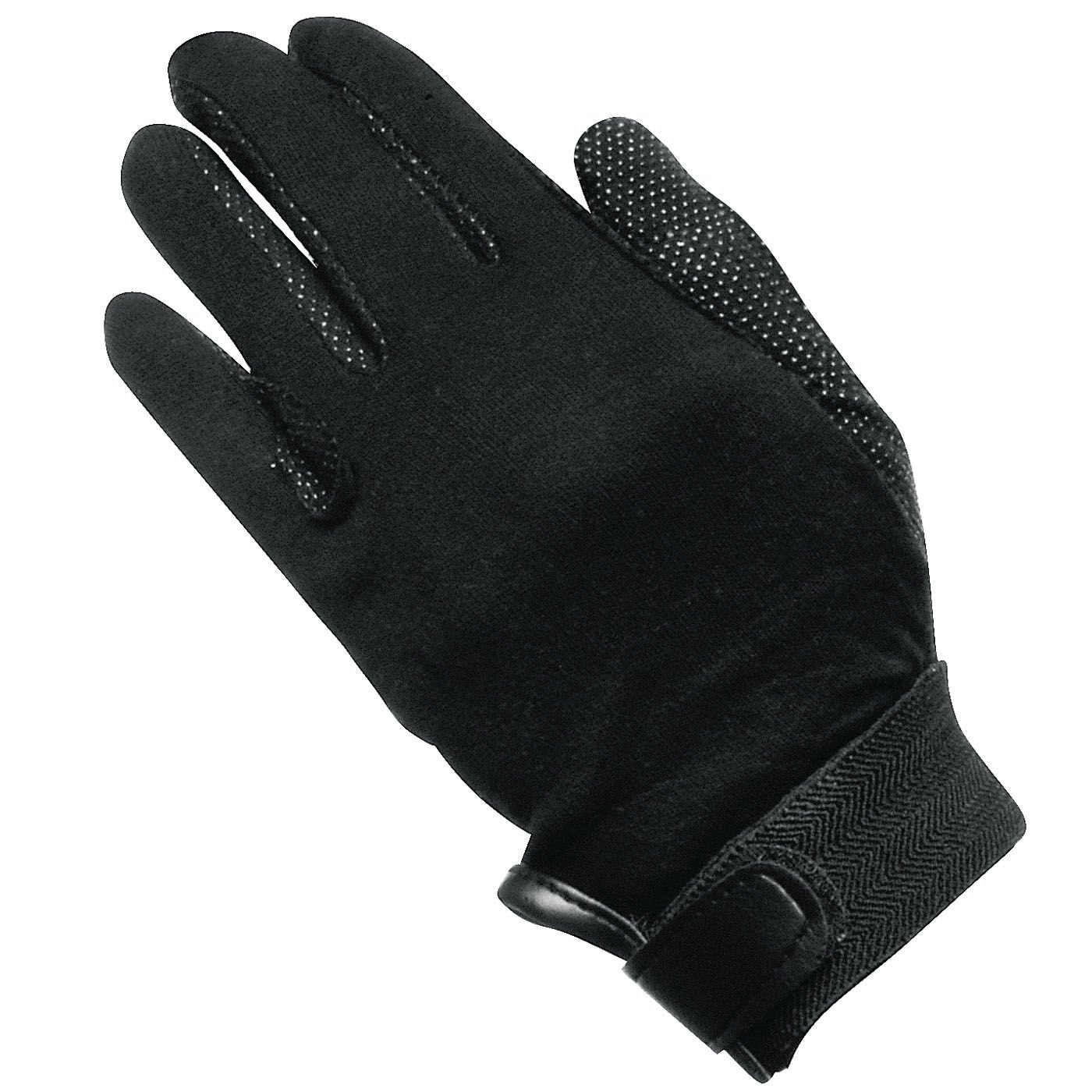 ELT Paardrijhandschoenen - Katoen - Zwart - XS ELT Paardrijhandschoenen - Katoen - Zwart - XS