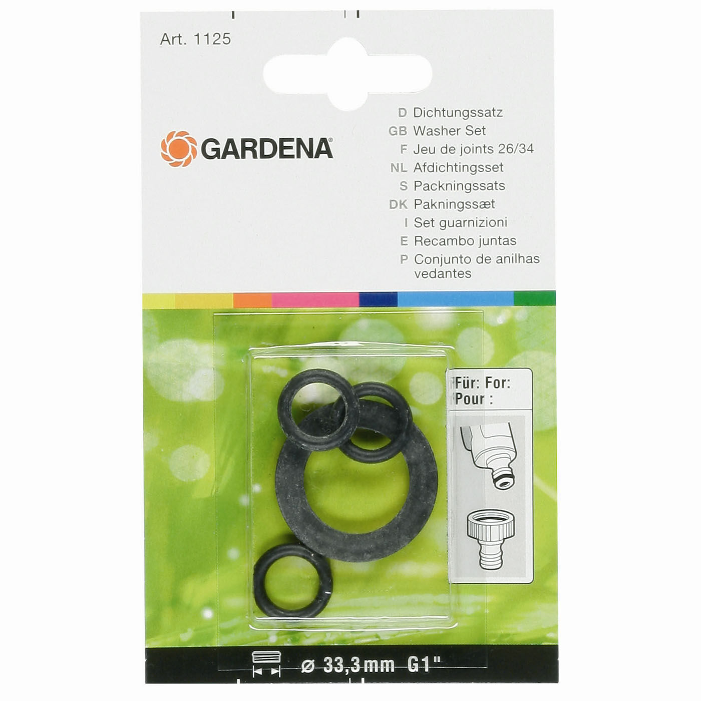 GARDENA - Rubberringen Set - 1/2'' GARDENA - Rubberringen Set - 1/2''