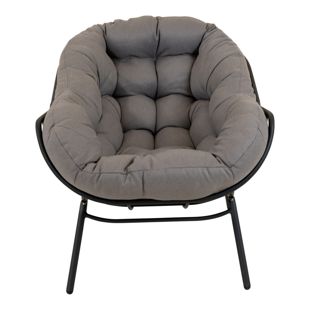 Lesli Living Cozy - Relaxstoel - Grijs - 1x101x87 cm