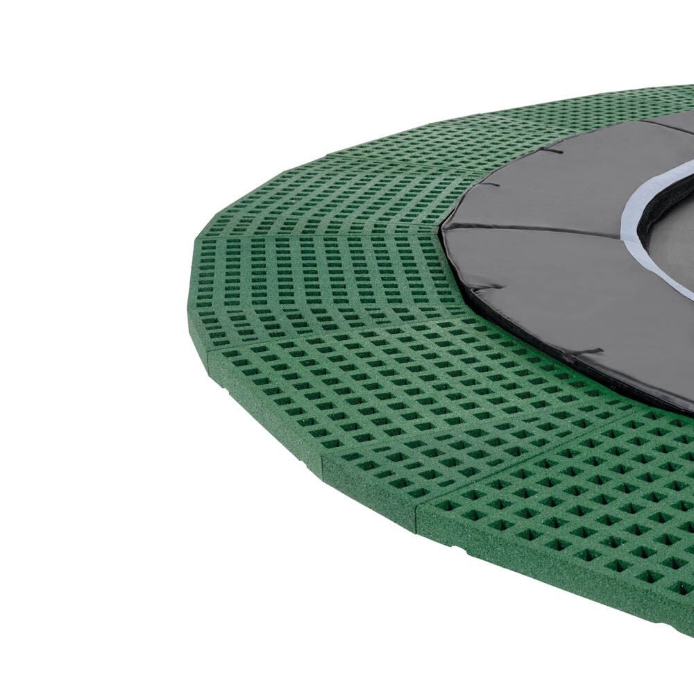 Exit Dynamic - Groundlevel trampoline - Zwart - 427 cm
