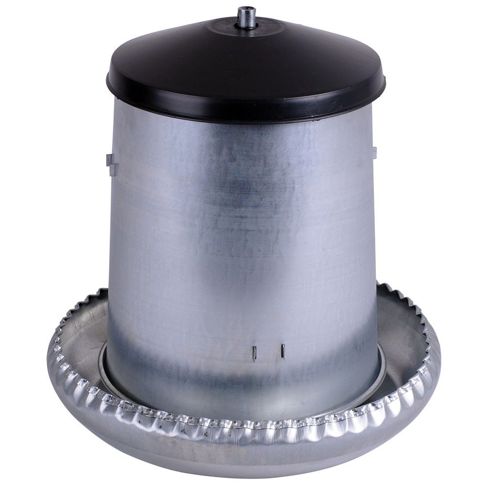 Olba - Voersilo - Verzinkt 5kg - 5 Kilogram - 34x30.5x30.5 cm