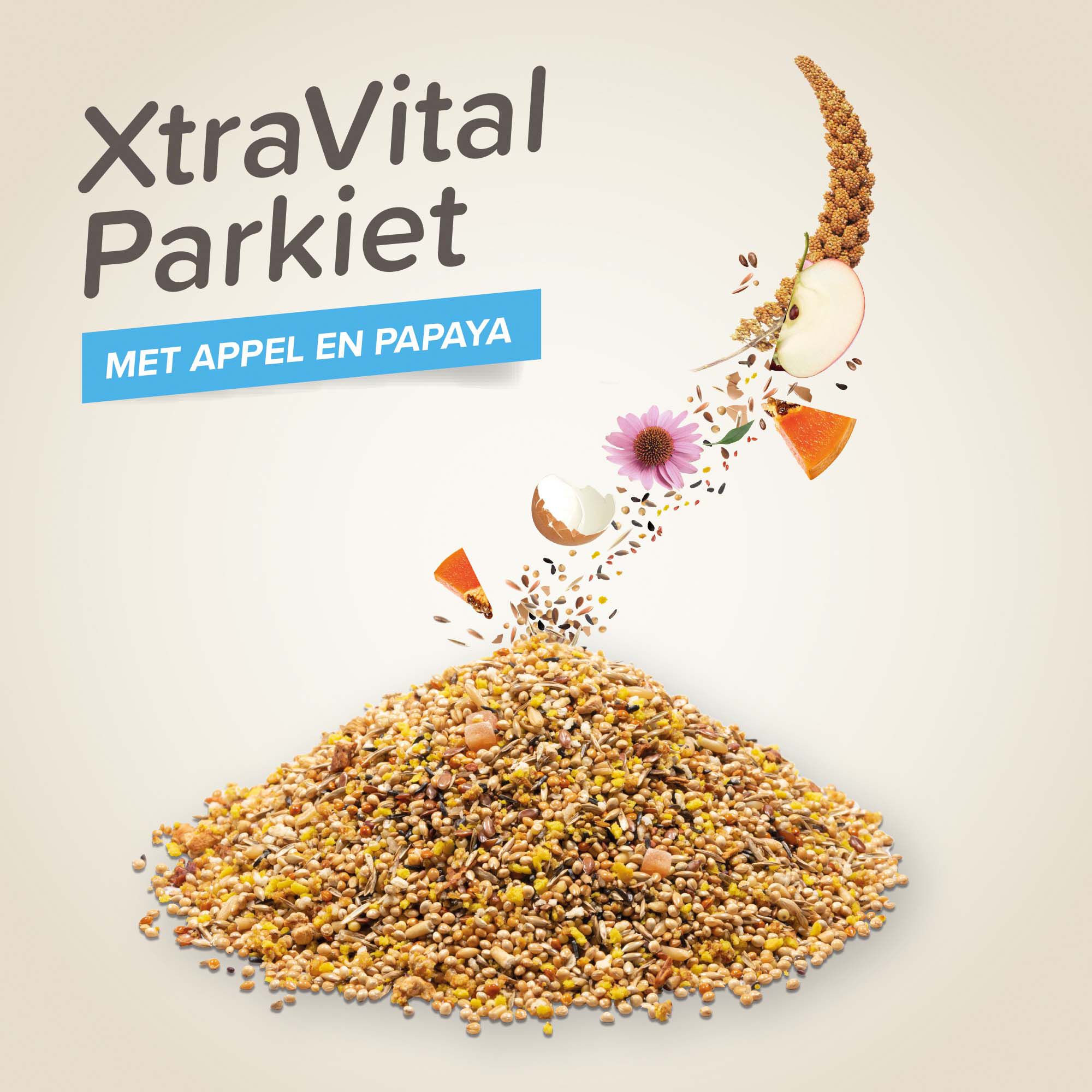Beaphar Xtra Vital  Parkiet - Vogelvoer - 0.5 Kilogram - Volledig voer