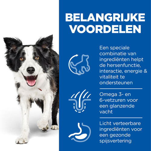 Hill's Science Plan Youthful Vitality Medium - Hondenvoer - 2.5 Kilogram - kip