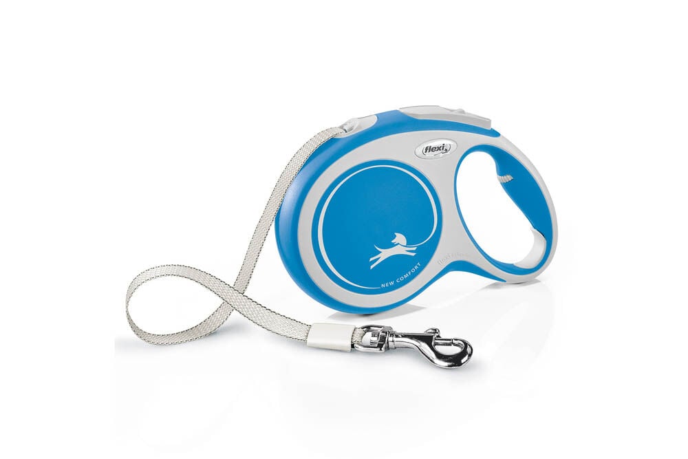 Flexi Rollijn - Hondenriem New comfort Tape - Hondenriem - blauw - L - 800 cm - 800 cm Flexi Rollijn - Hondenriem New comfort Tape - Hondenriem - blauw - L - 800 cm - 800 cm