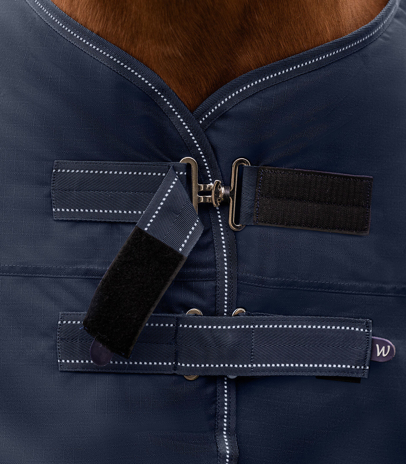 Waldhausen Arctic 100 gr - Winterdeken - Paardendeken - Blauw - 115/165