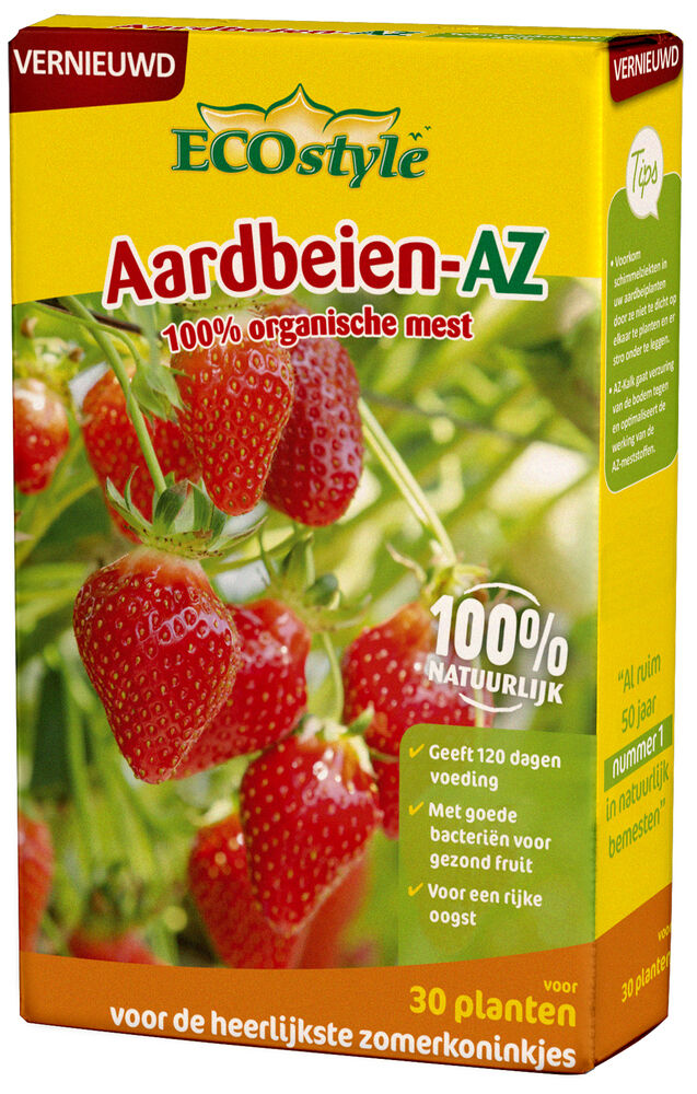 ECOstyle Aardbeien-AZ - Moestuinmeststof - 15 m2 - 0.8 Kilogram