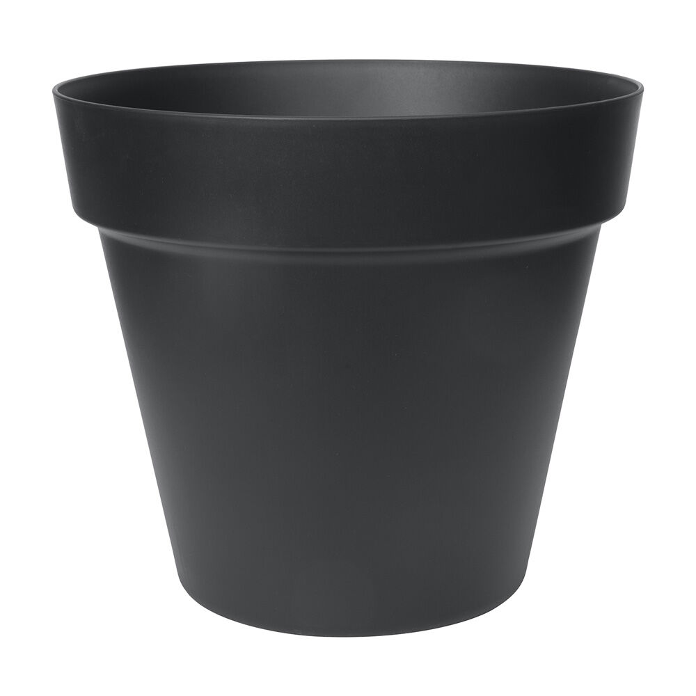 Easyday Smile - Bloempot - Zwart - 25 cm Easyday Smile - Bloempot - Zwart - 25 cm