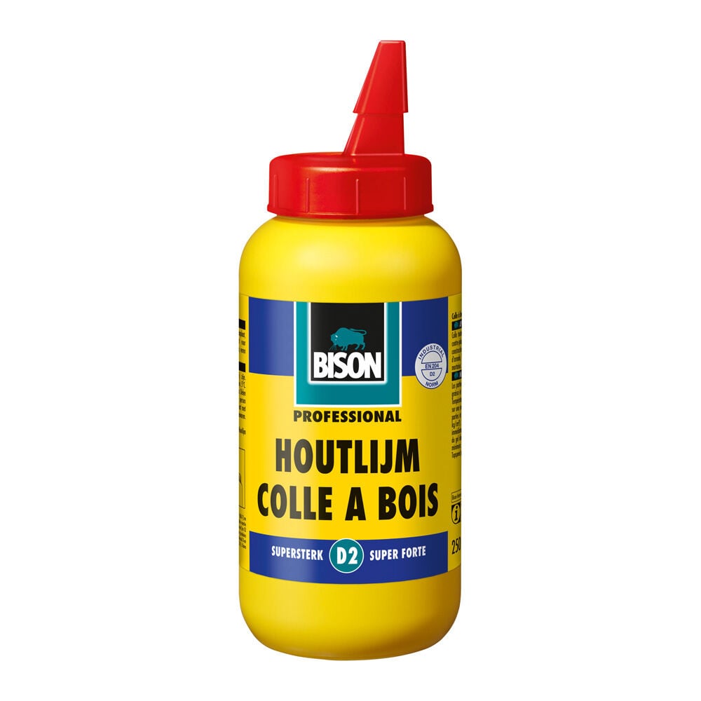 Bison Houtlijm - 250 Gram - Wit Bison Houtlijm - 250 Gram - Wit